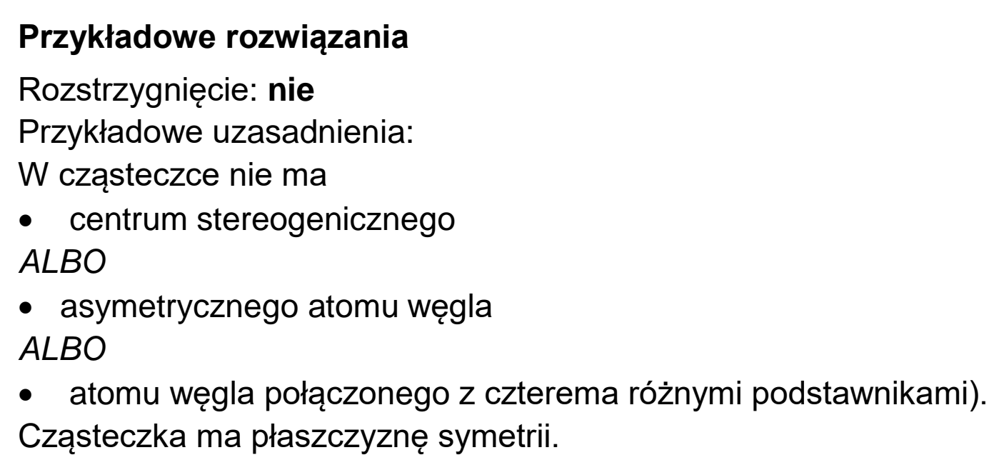 Matura dodatkowa, czerwiec 2024, odpowiedź do zadania 27.2, fragment 2