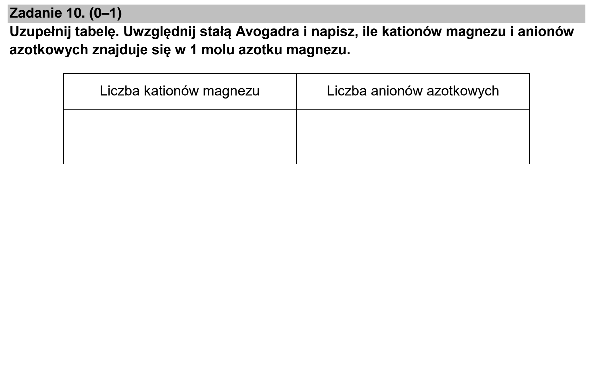 Matura dodatkowa, czerwiec 2024, zadanie 10