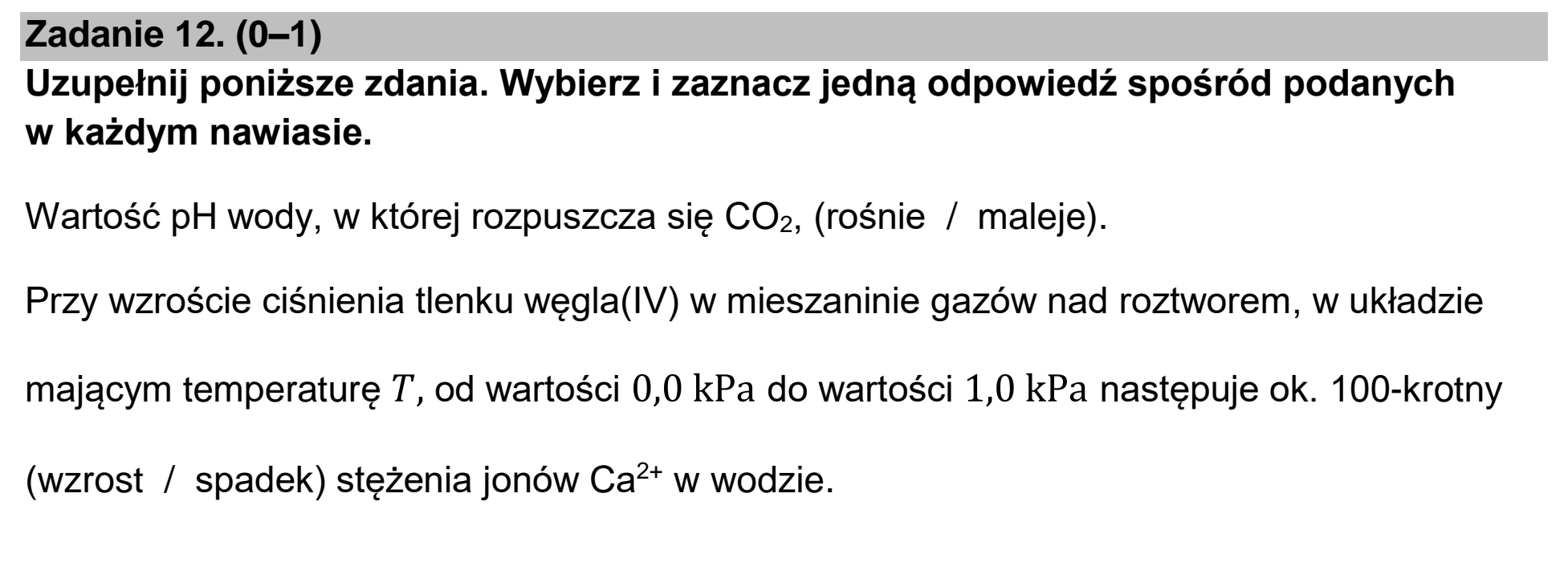 Matura dodatkowa, czerwiec 2024, podgląd zadania 12