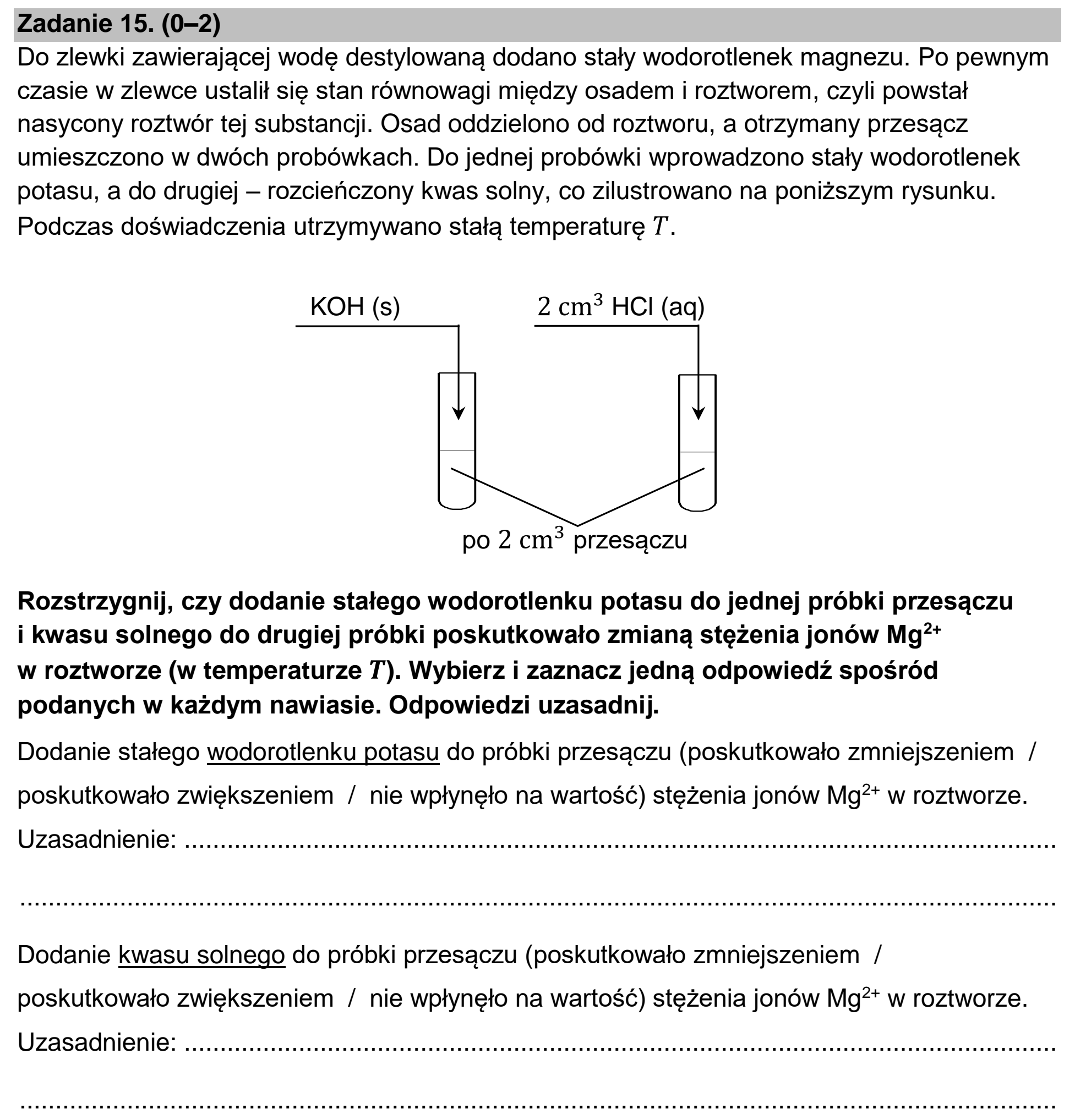 Matura dodatkowa, czerwiec 2024, podgląd zadania 15