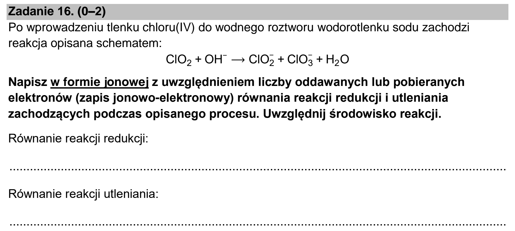 Matura dodatkowa, czerwiec 2024, podgląd zadania 16