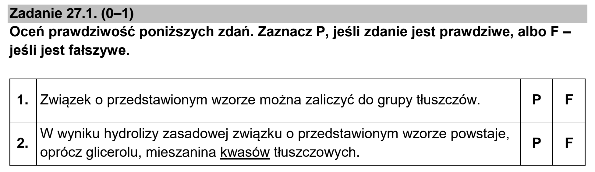Matura dodatkowa, czerwiec 2024, zadanie 27.1