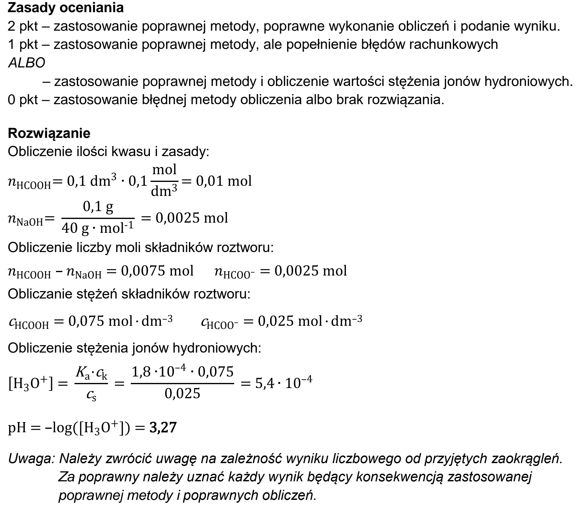Matura dodatkowa, czerwiec 2025, odpowiedź do zadania 14
