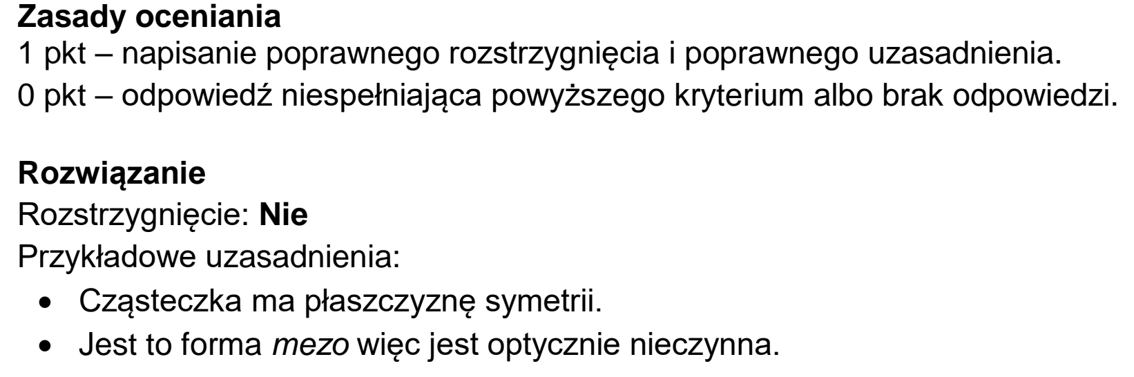 Matura dodatkowa, czerwiec 2025, odpowiedź do zadania 29.1