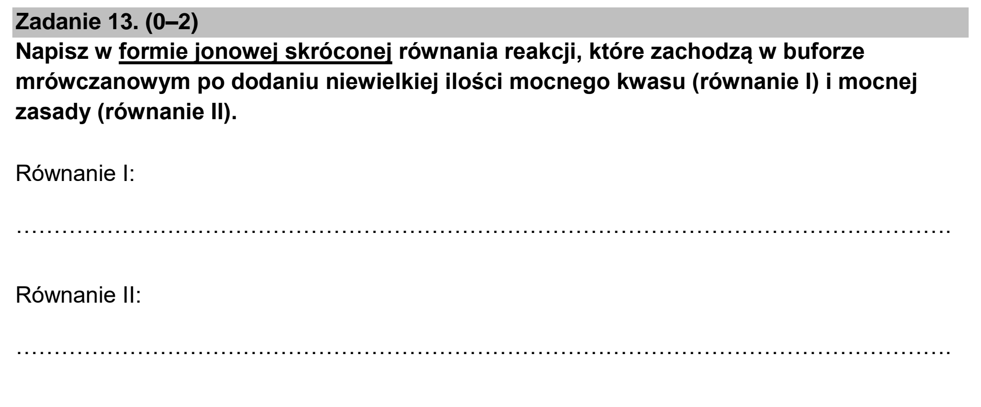 Matura dodatkowa, czerwiec 2025, podgląd zadania 13