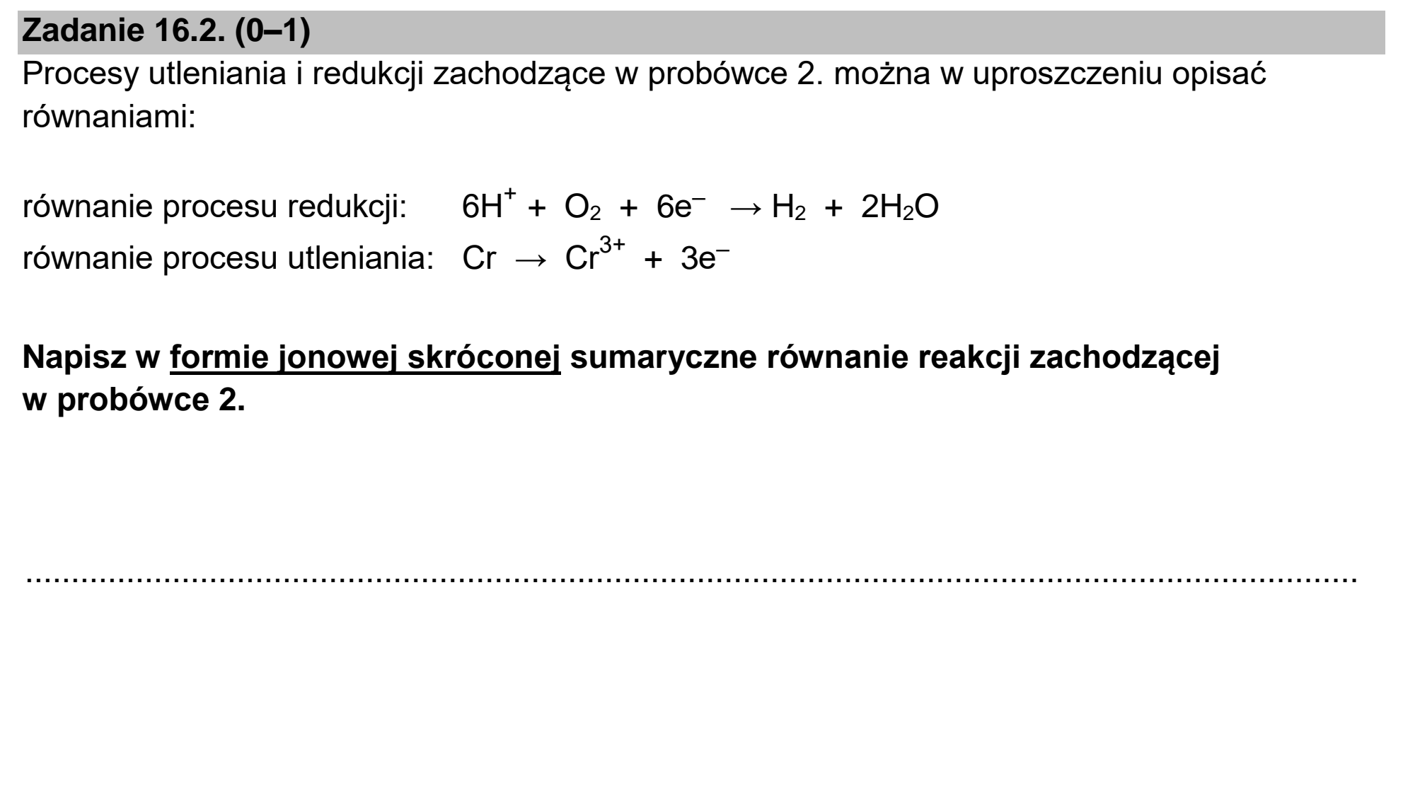 Matura dodatkowa, czerwiec 2025, zadanie 16.2