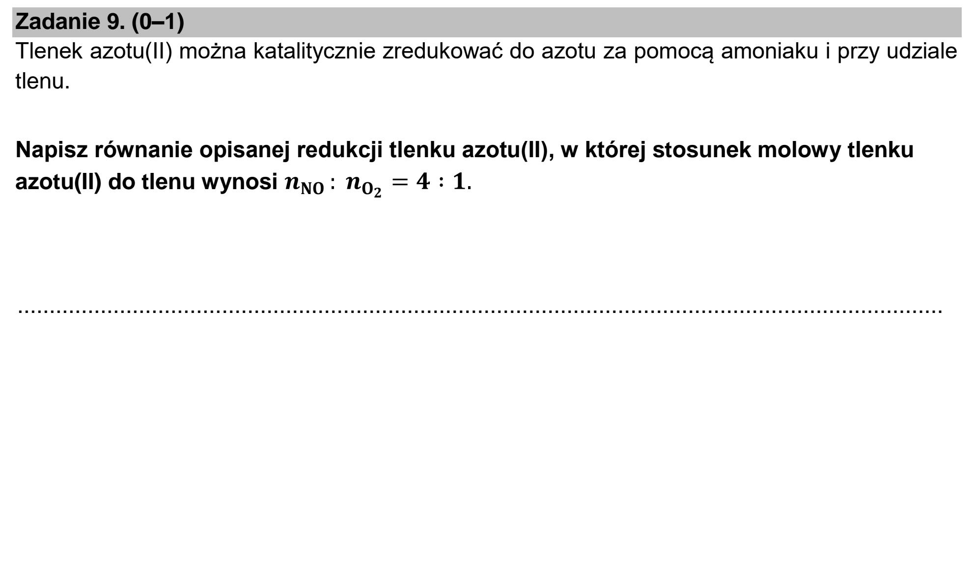 Matura dodatkowa, czerwiec 2025, podgląd zadania 9
