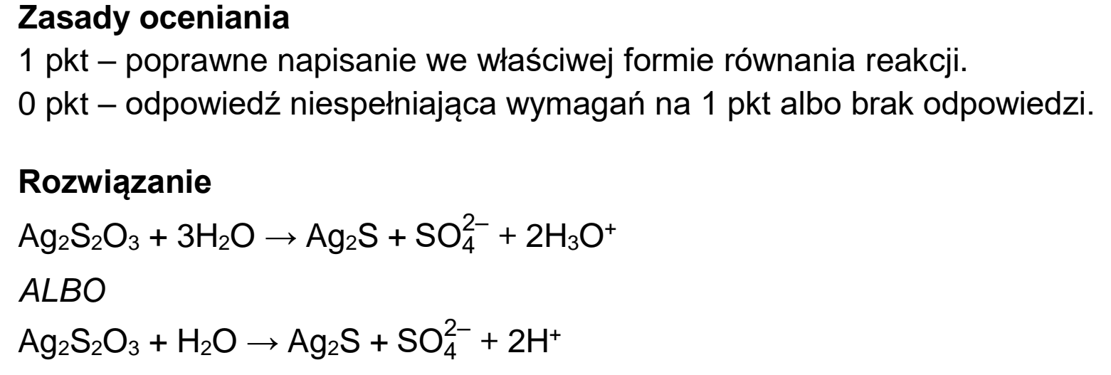Matura dodatkowa, czerwiec 2026, odpowiedź do zadania 15