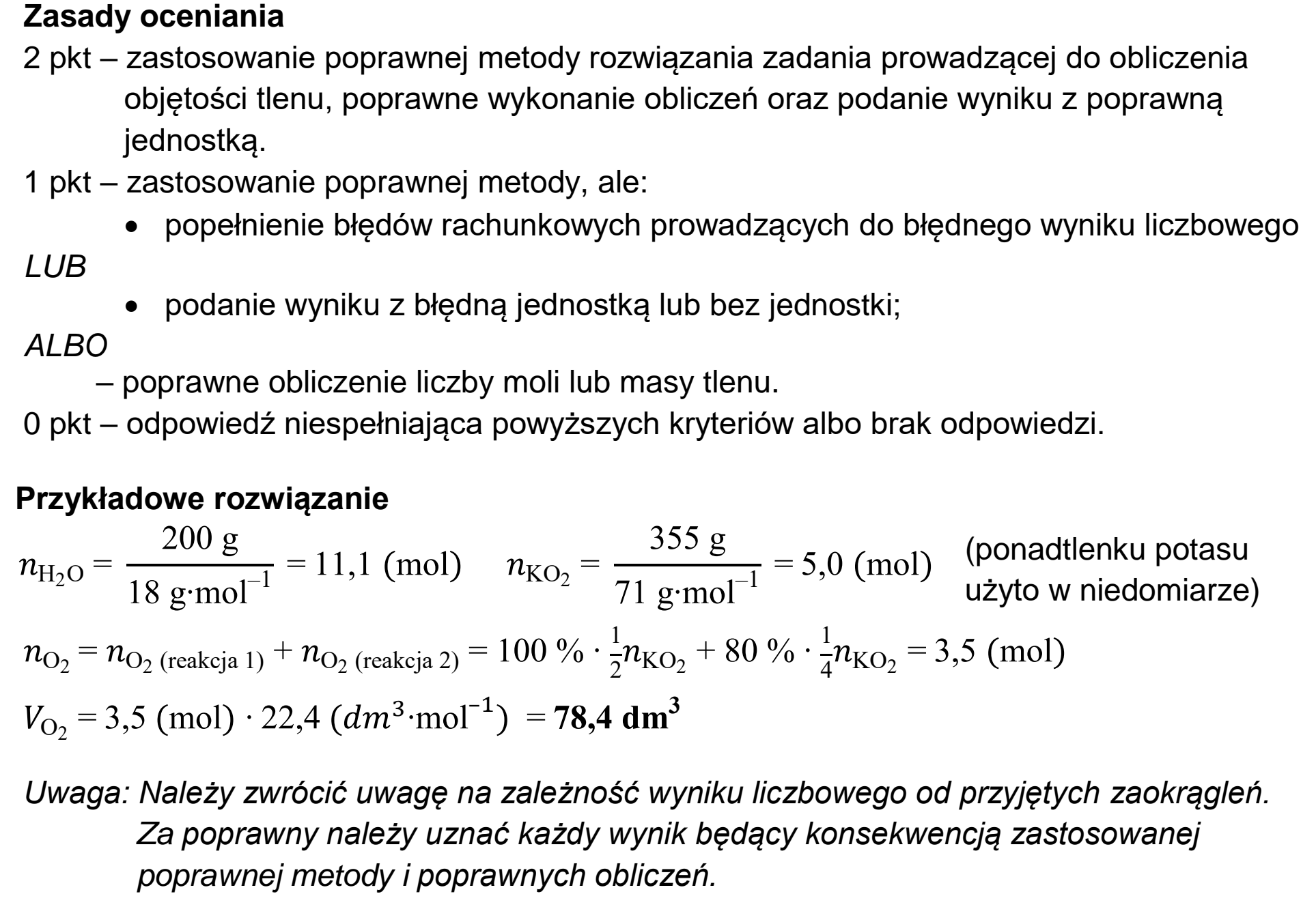 Matura dodatkowa, czerwiec 2026, odpowiedź do zadania 9.2