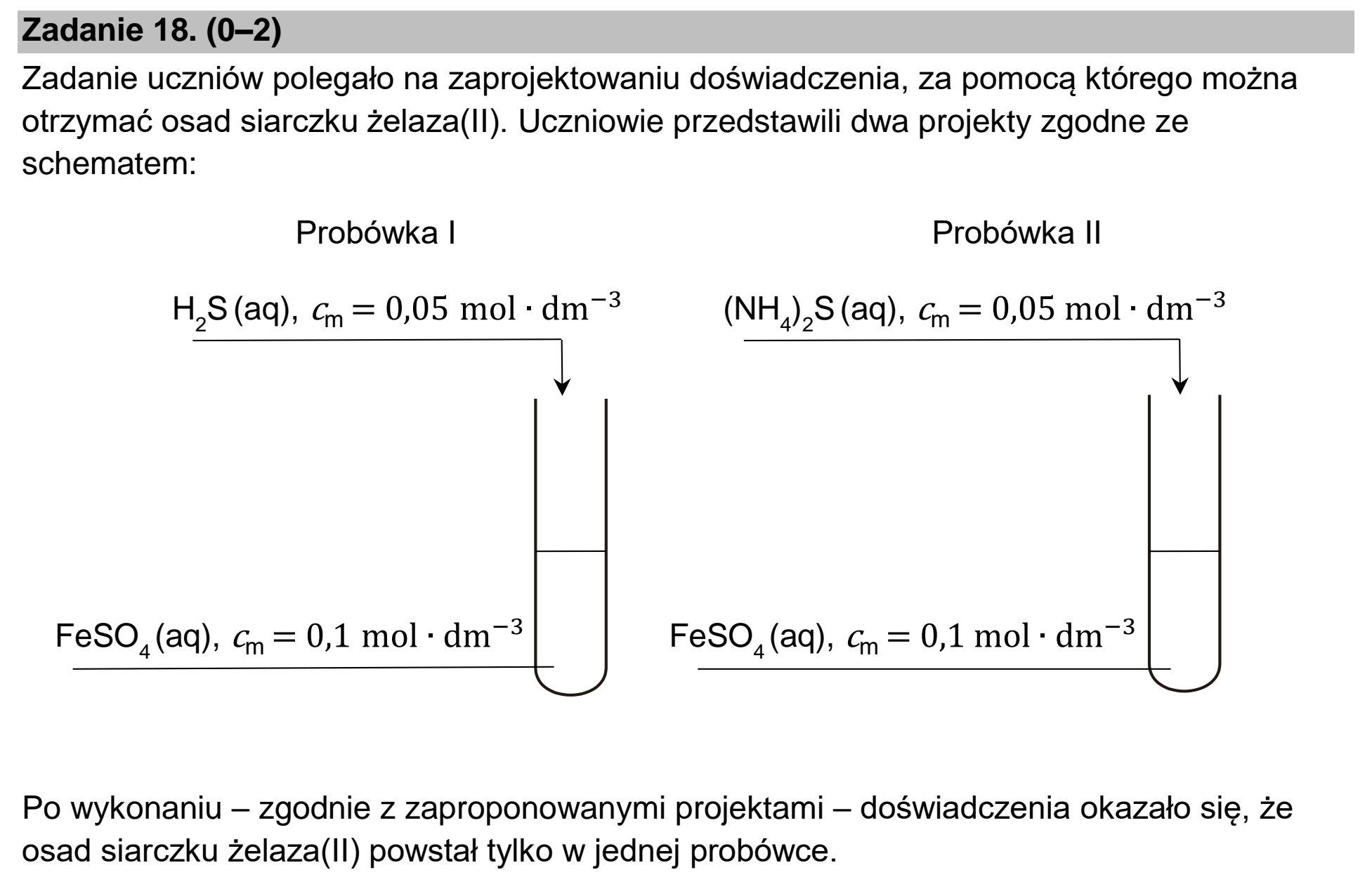 Matura dodatkowa, czerwiec 2026, zadanie 18, fragment 1