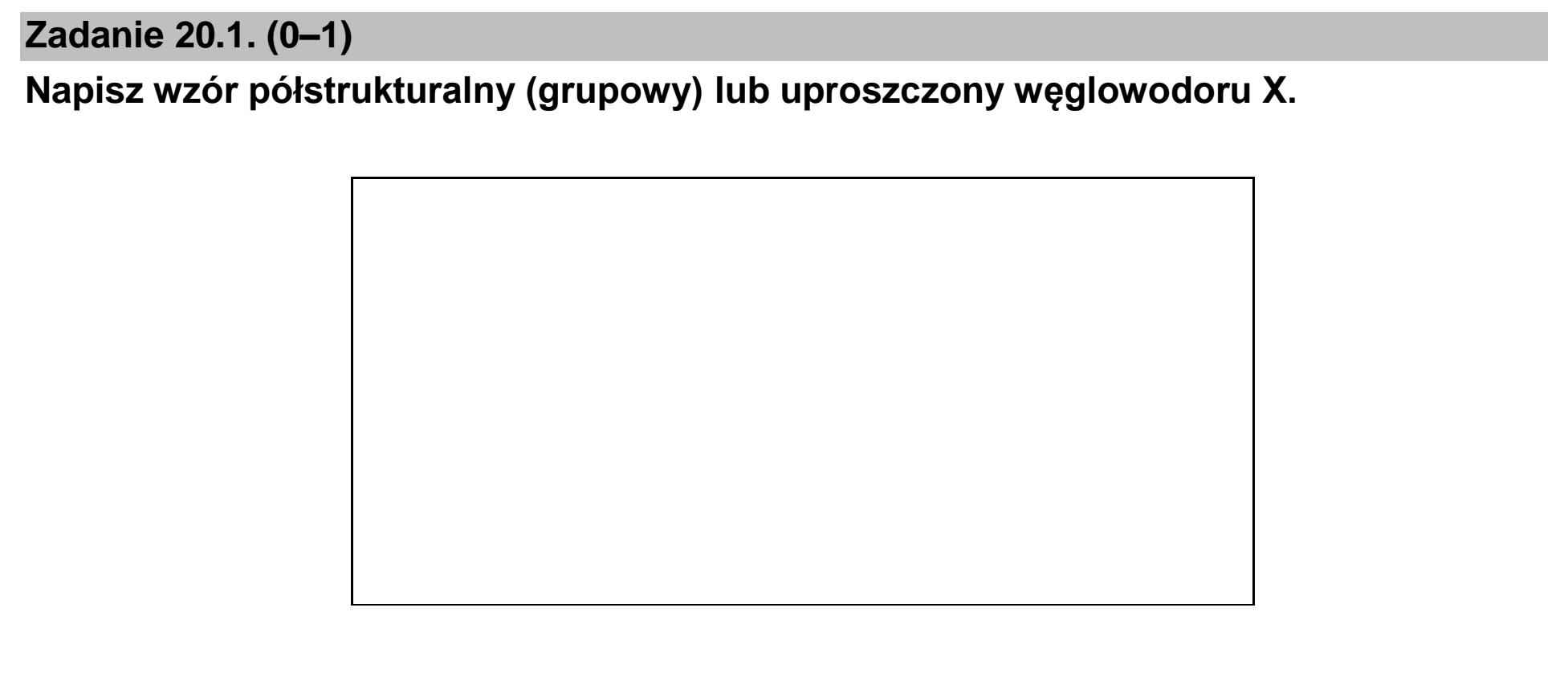 Matura dodatkowa, czerwiec 2026, zadanie 20.1