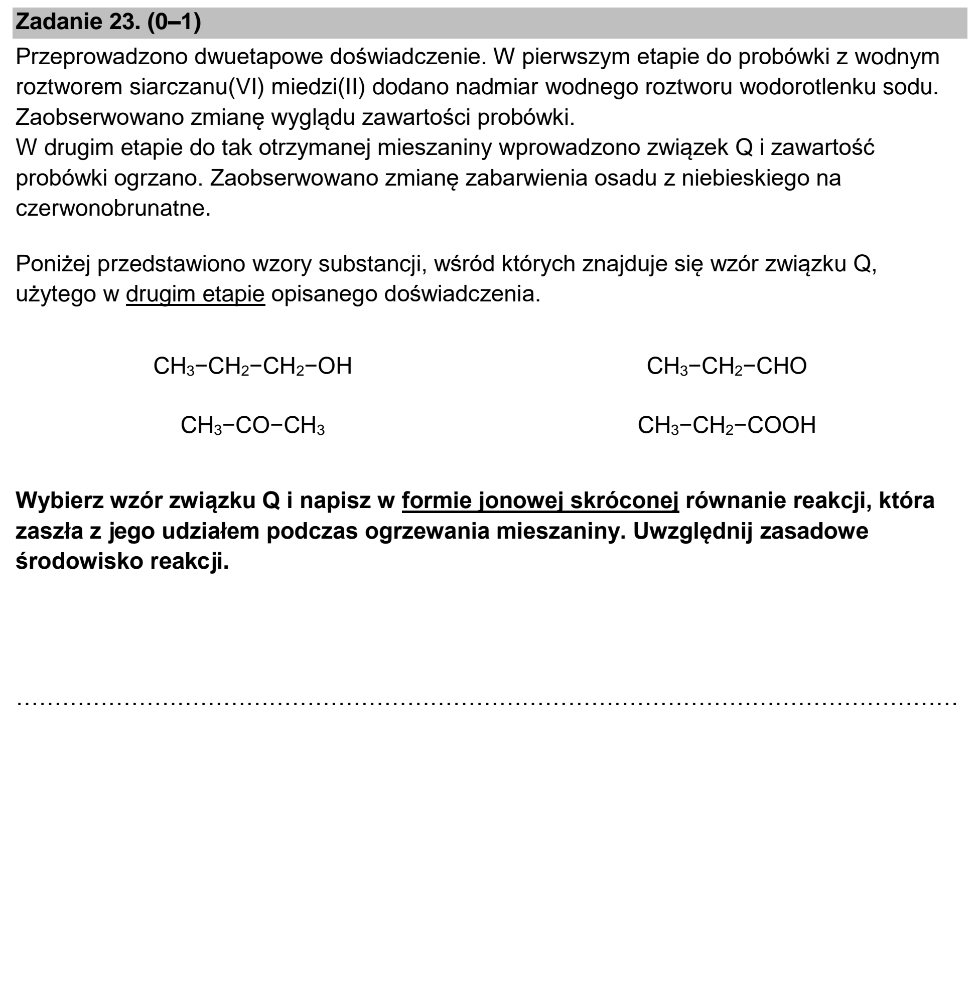 Matura dodatkowa, czerwiec 2026, zadanie 23