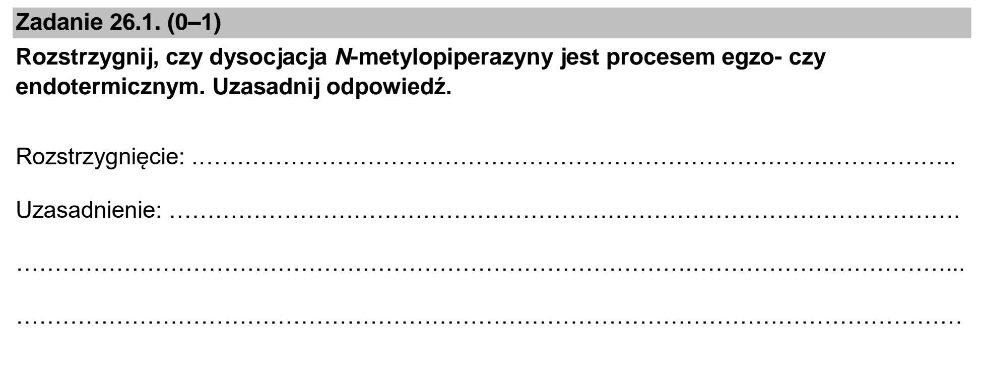 Matura dodatkowa, czerwiec 2026, zadanie 26.1