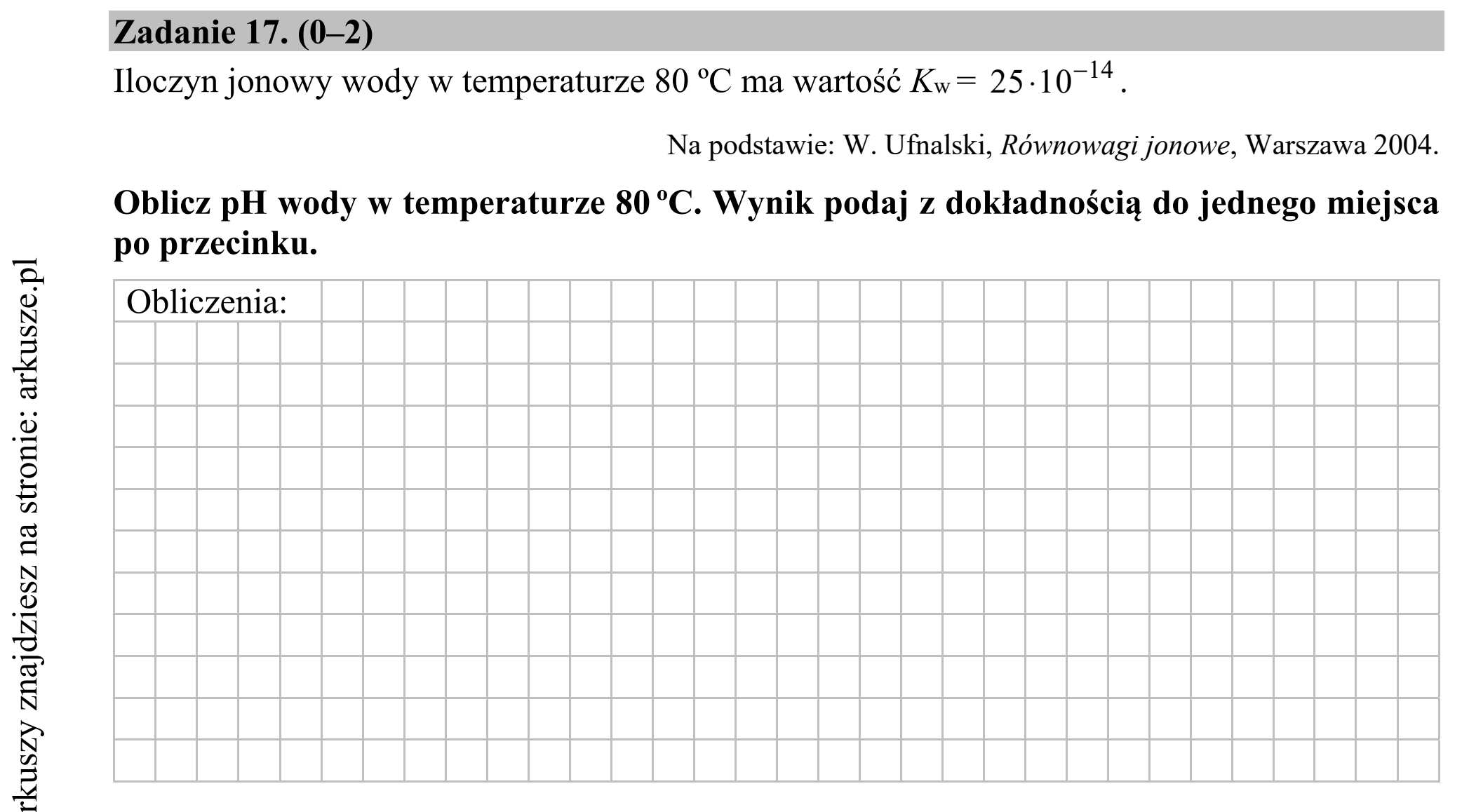 Matura dodatkowa, lipiec 2020, zadanie 17
