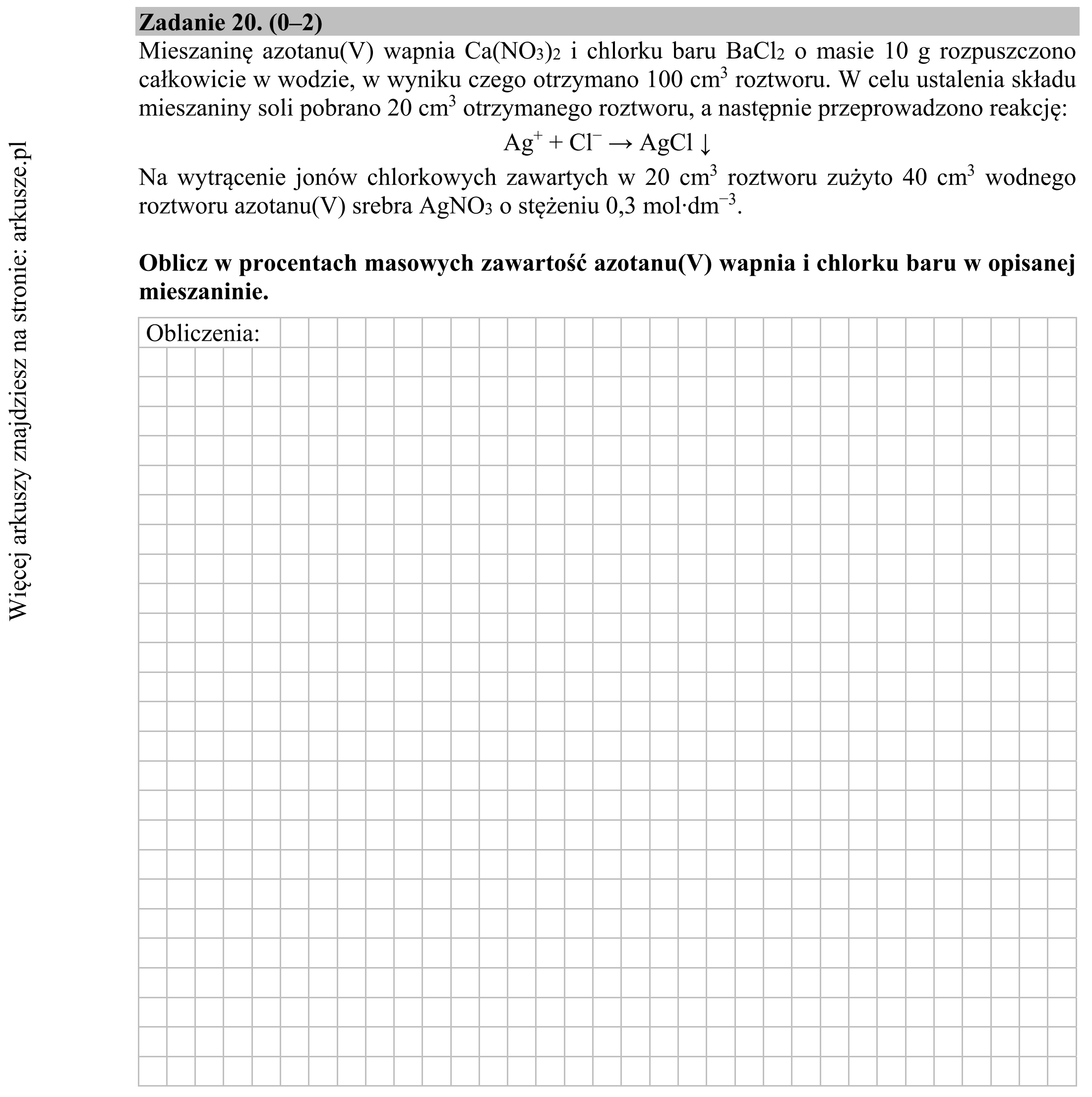 Matura dodatkowa, lipiec 2020, zadanie 20, fragment 1