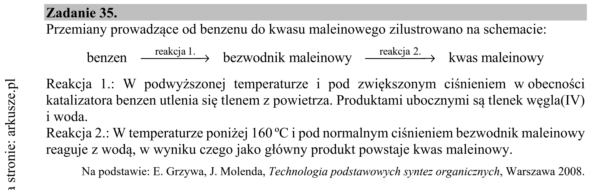 Matura dodatkowa, lipiec 2020, wstęp zadania 35