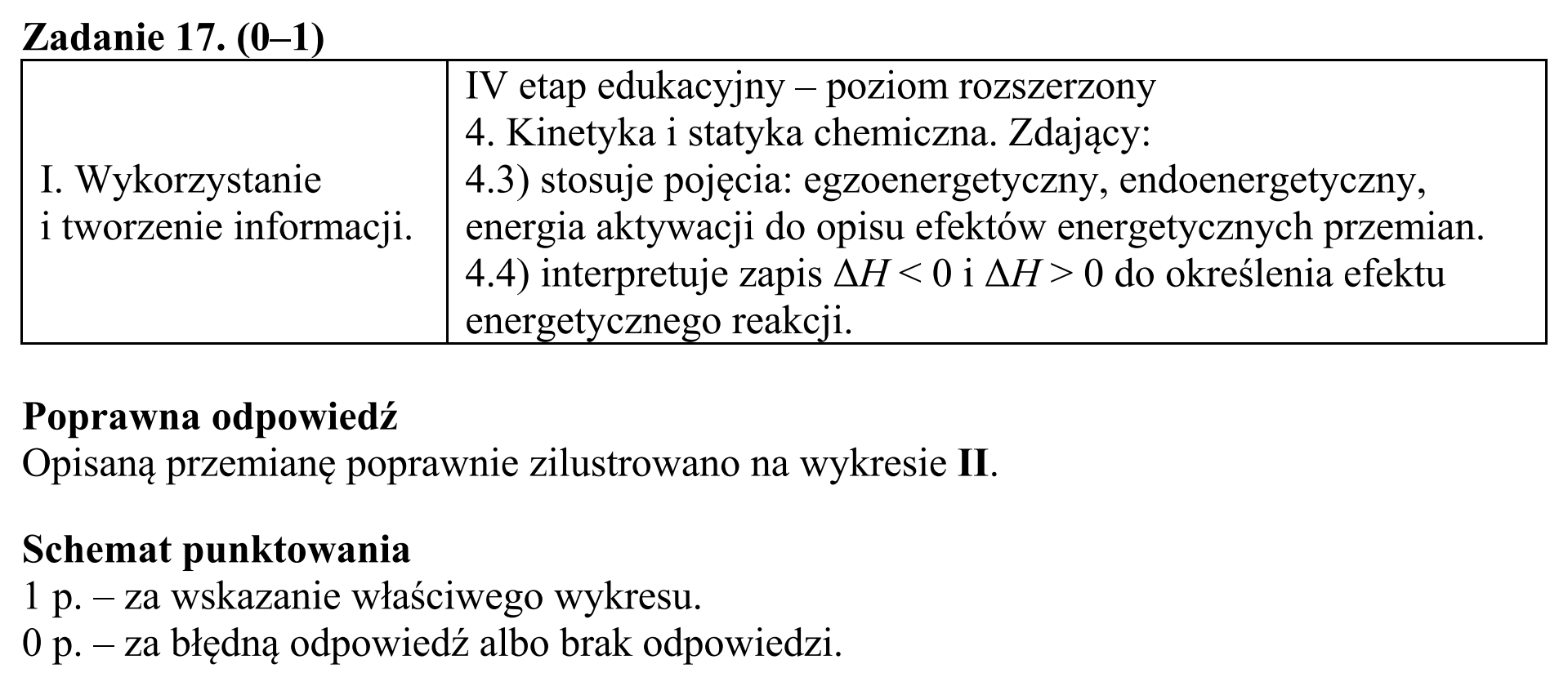 Matura, maj 2015, odpowiedź do zadania 17