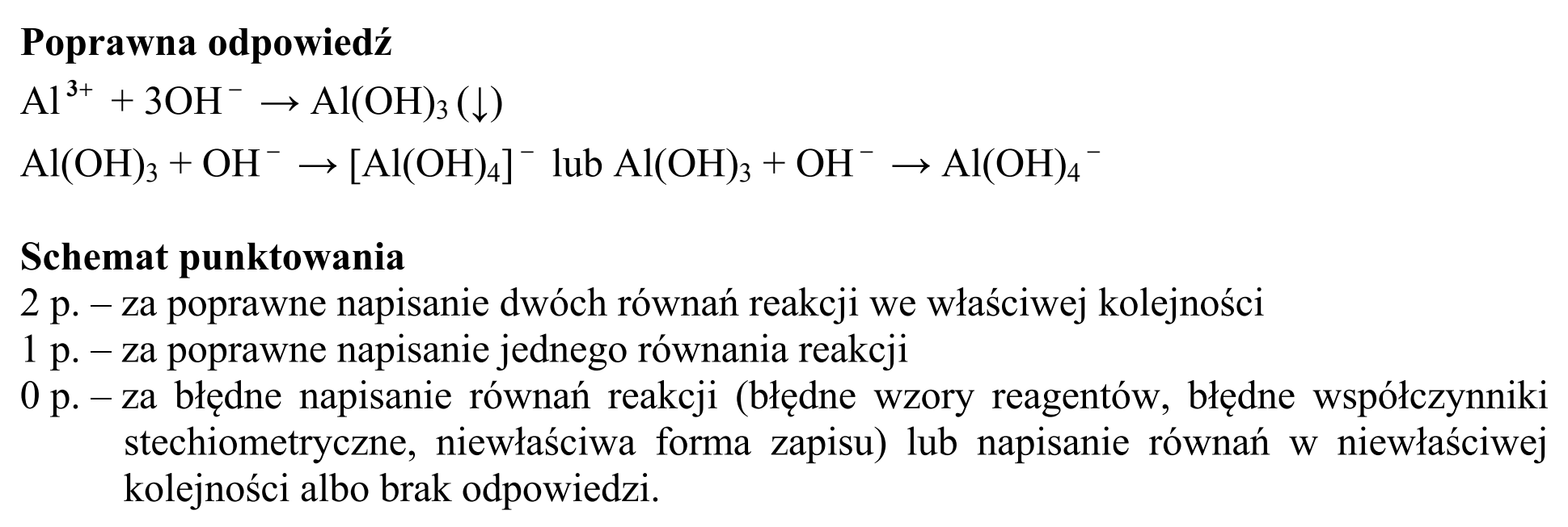 Matura, maj 2015, odpowiedź do zadania 21, fragment 2