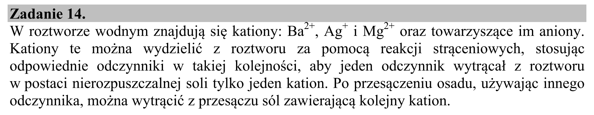 Matura, maj 2015, wstęp zadania 14