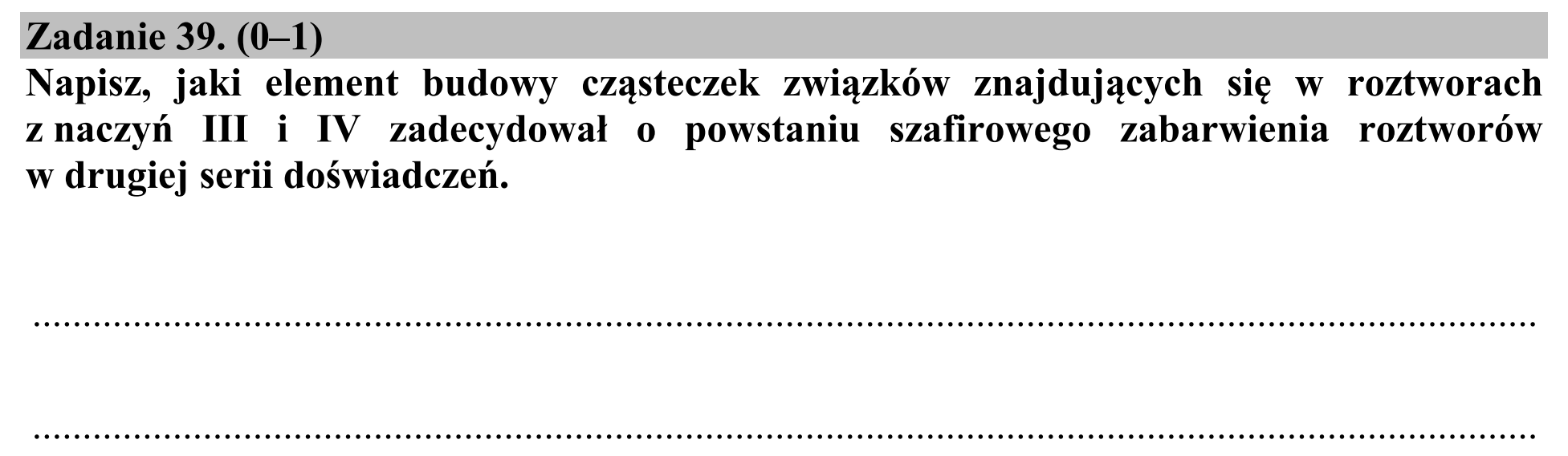 Matura, maj 2015, zadanie 39