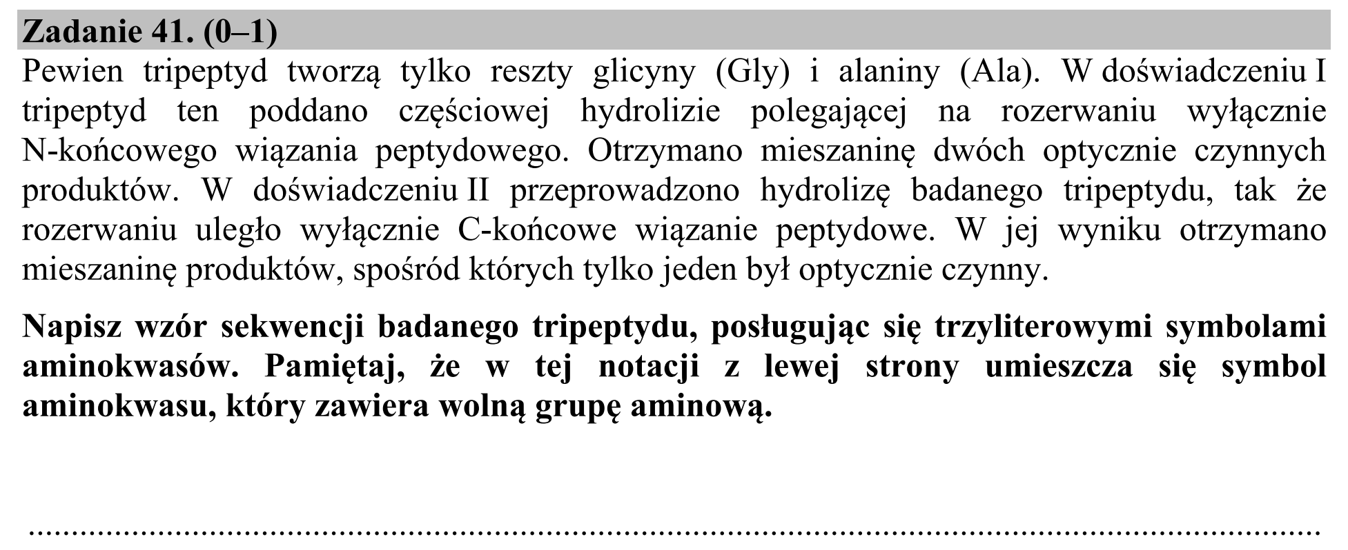 Matura, maj 2015, zadanie 41