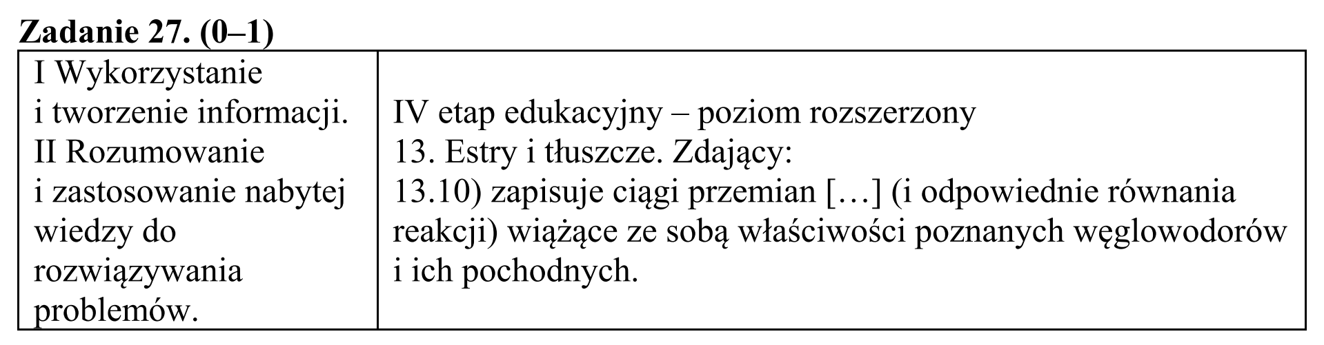 Matura, maj 2016, odpowiedź do zadania 27, fragment 1