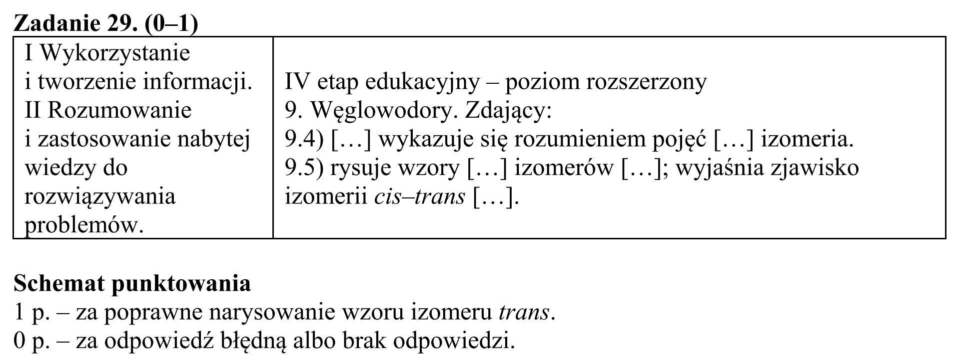 Matura, maj 2016, odpowiedź do zadania 29, fragment 1