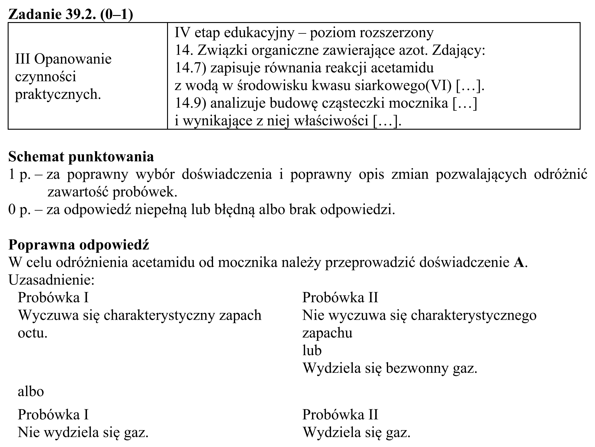 Matura, maj 2016, odpowiedź do zadania 39.2