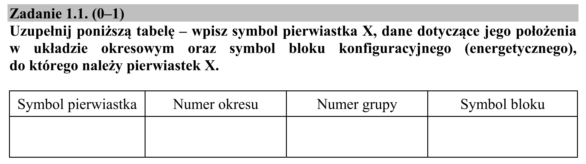 Matura, maj 2016, zadanie 1.1