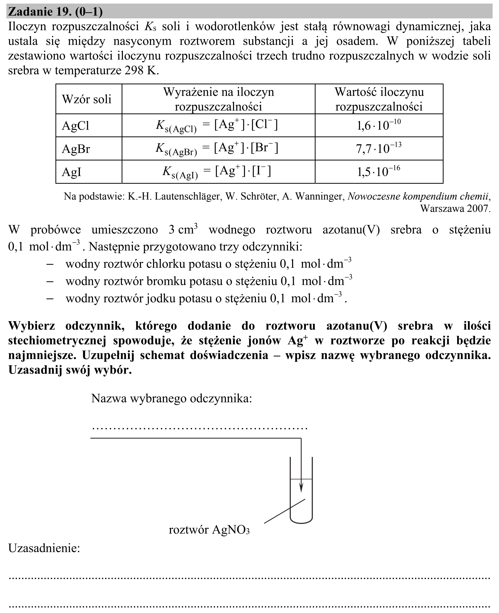 Matura, maj 2016, zadanie 19