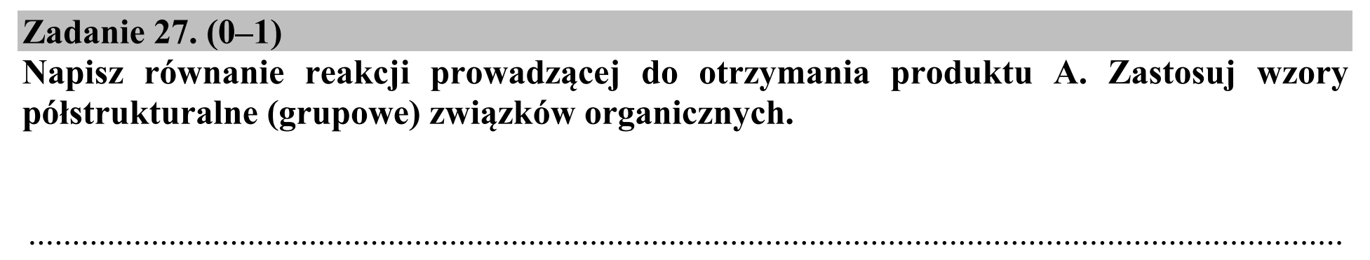 Matura, maj 2016, zadanie 27