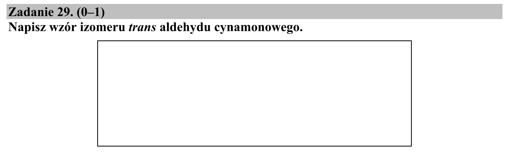 Matura, maj 2016, podgląd zadania 29