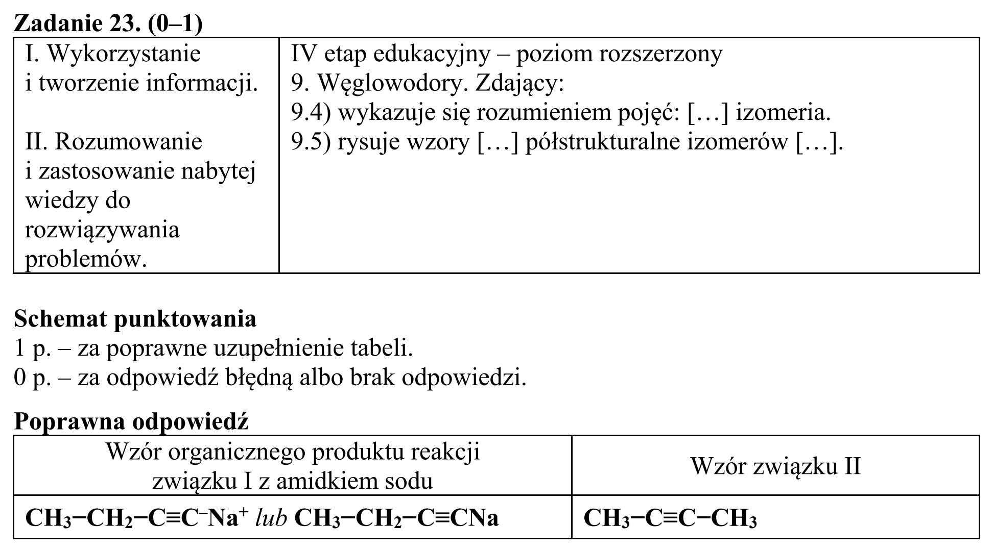 Matura, maj 2017, odpowiedź do zadania 23
