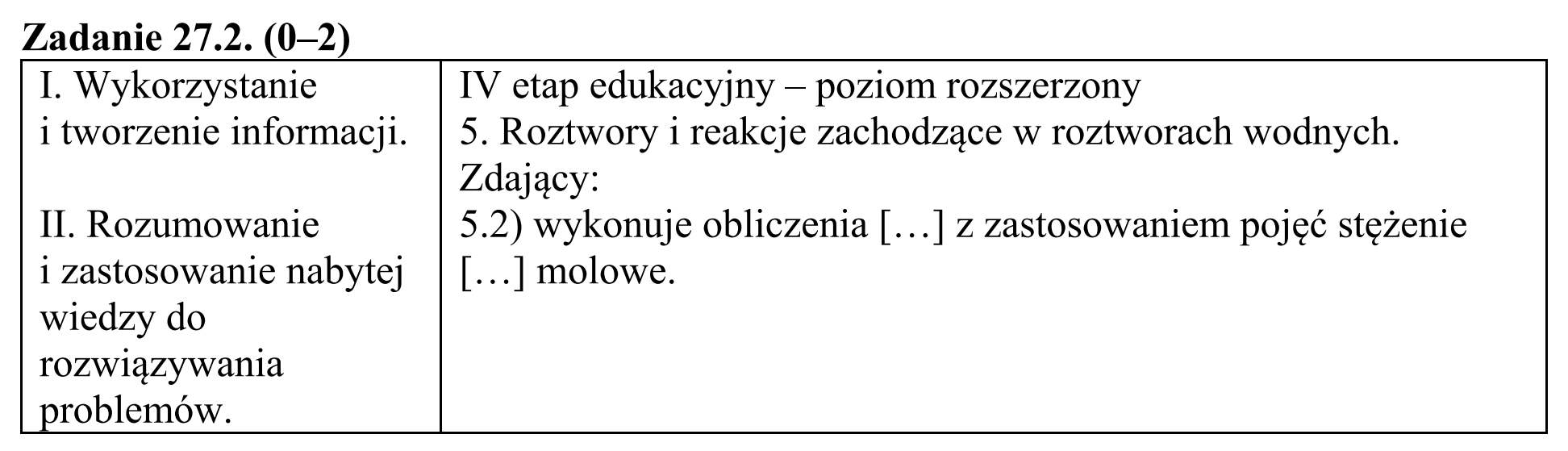 Matura, maj 2017, odpowiedź do zadania 27.2, fragment 1