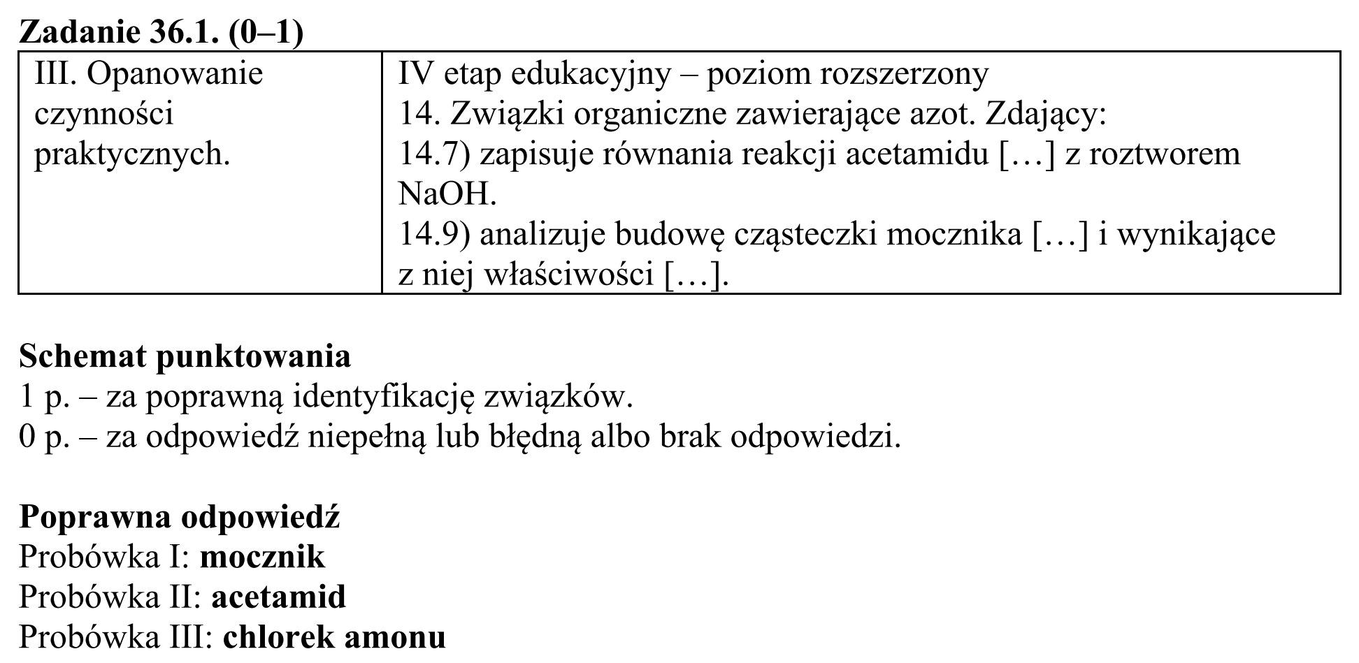 Matura, maj 2017, odpowiedź do zadania 36.1