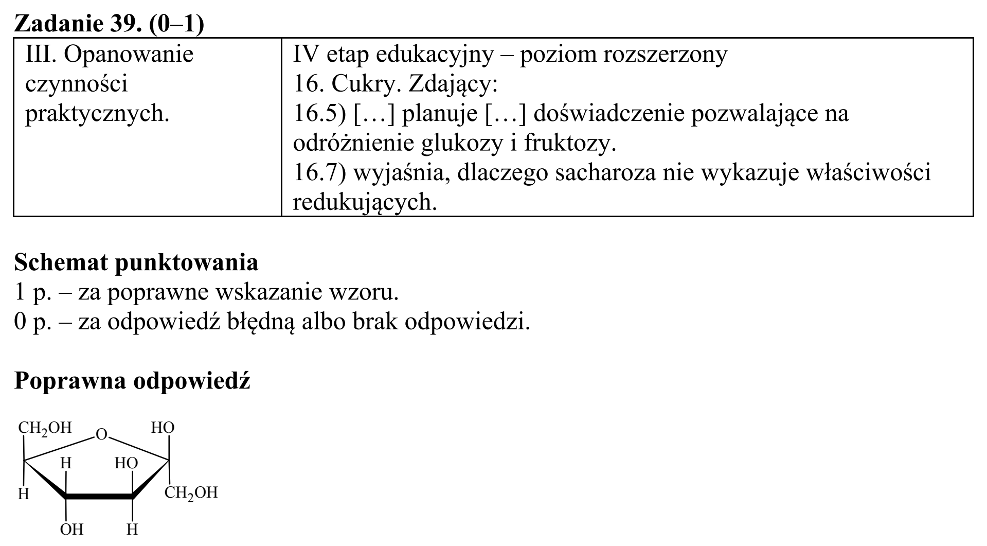 Matura, maj 2017, odpowiedź do zadania 39