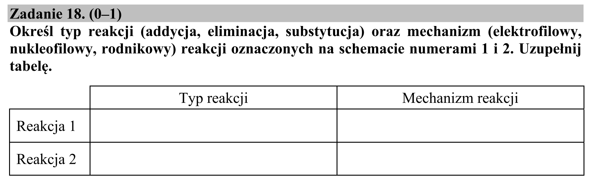 Matura, maj 2017, podgląd zadania 18