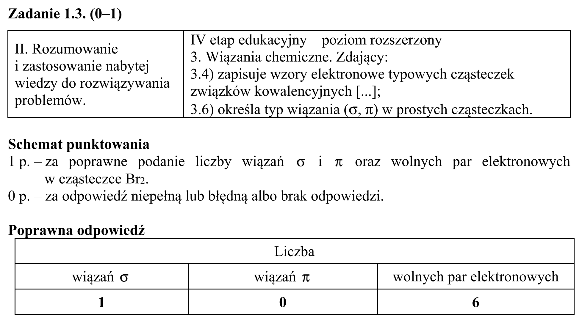 Matura, maj 2018, odpowiedź do zadania 1.3