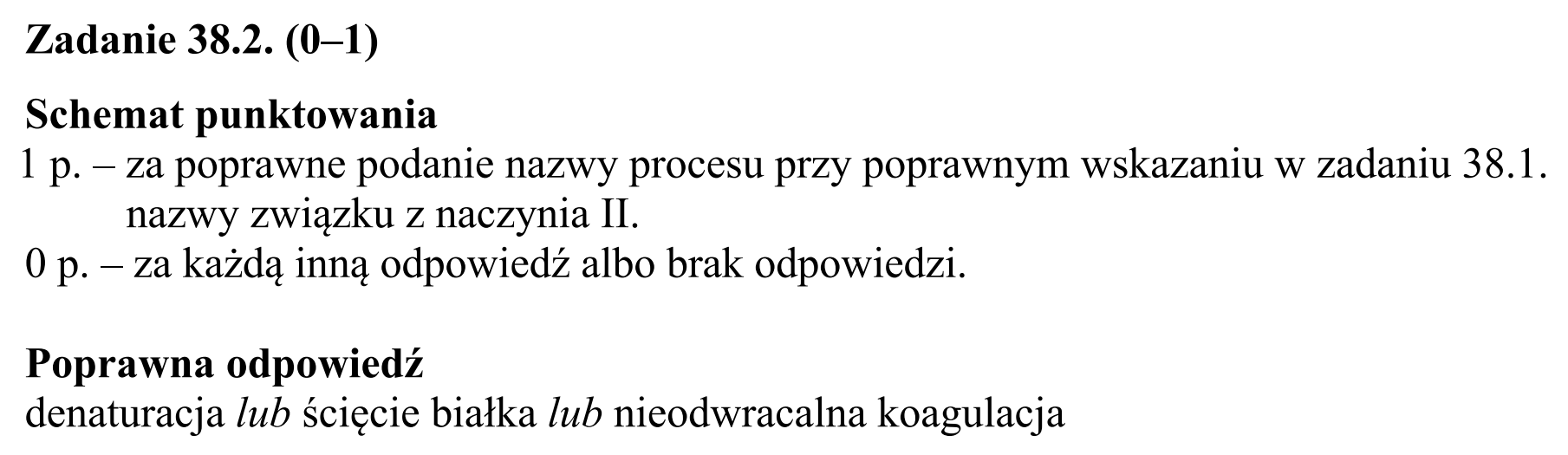 Matura, maj 2018, odpowiedź do zadania 38.2