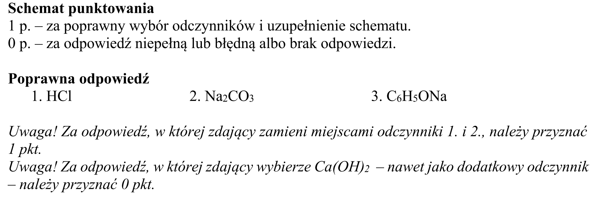 Matura, maj 2018, odpowiedź do zadania 8.1