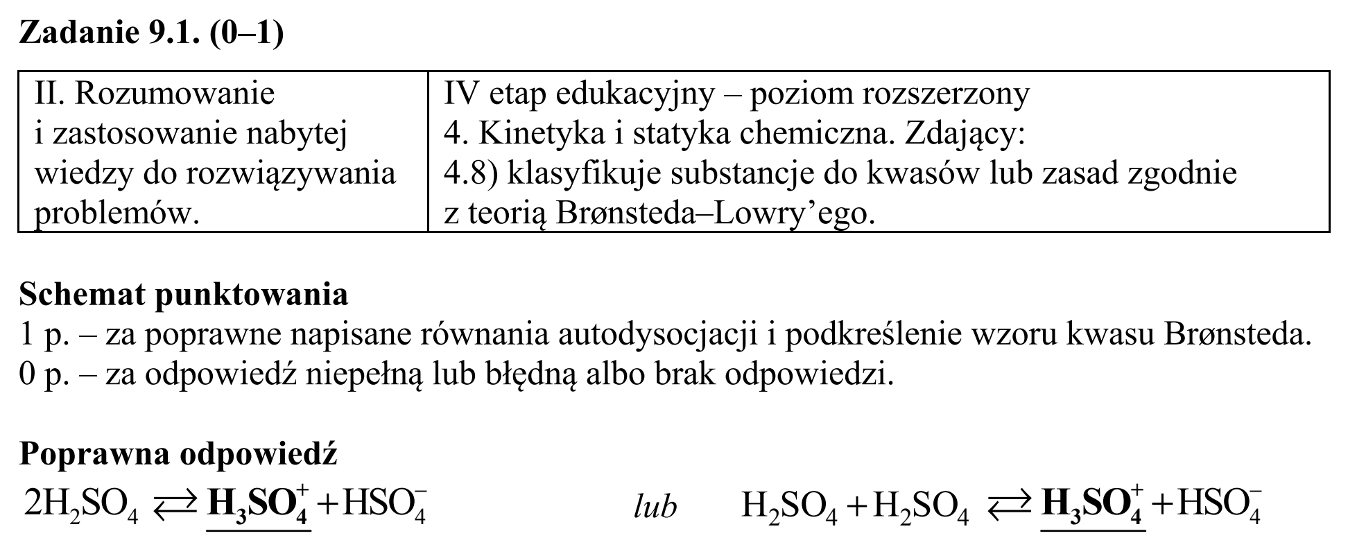 Matura, maj 2018, odpowiedź do zadania 9.1