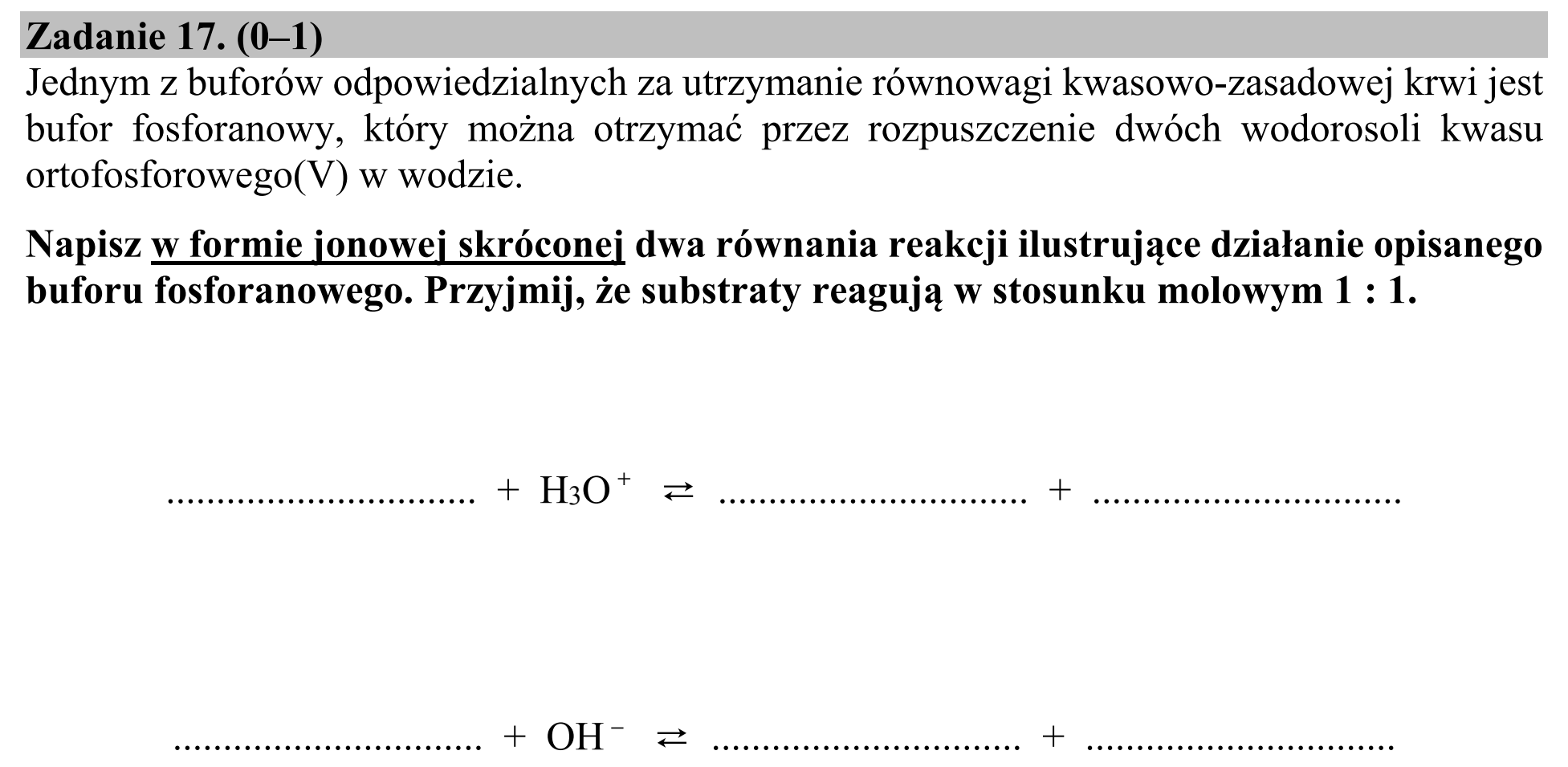 Matura, maj 2018, zadanie 17