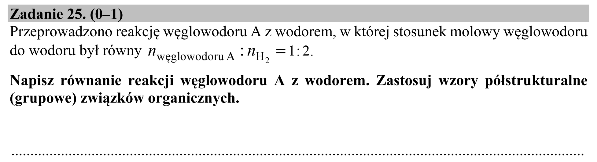 Matura, maj 2018, zadanie 25