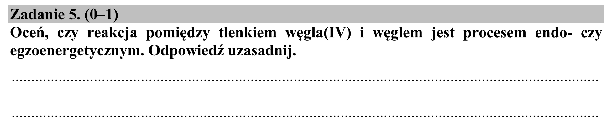 Matura, maj 2018, zadanie 5
