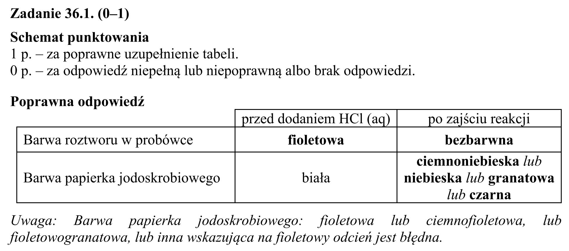 Matura, maj 2019, odpowiedź do zadania 36.1