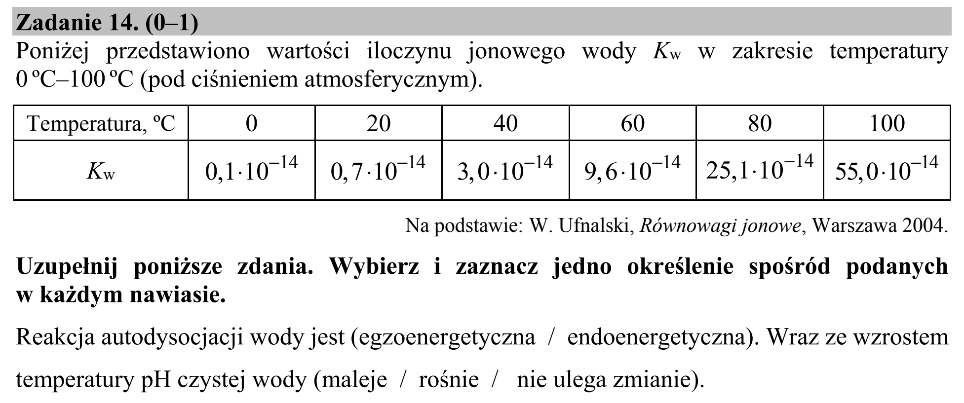 Matura, maj 2019, zadanie 14