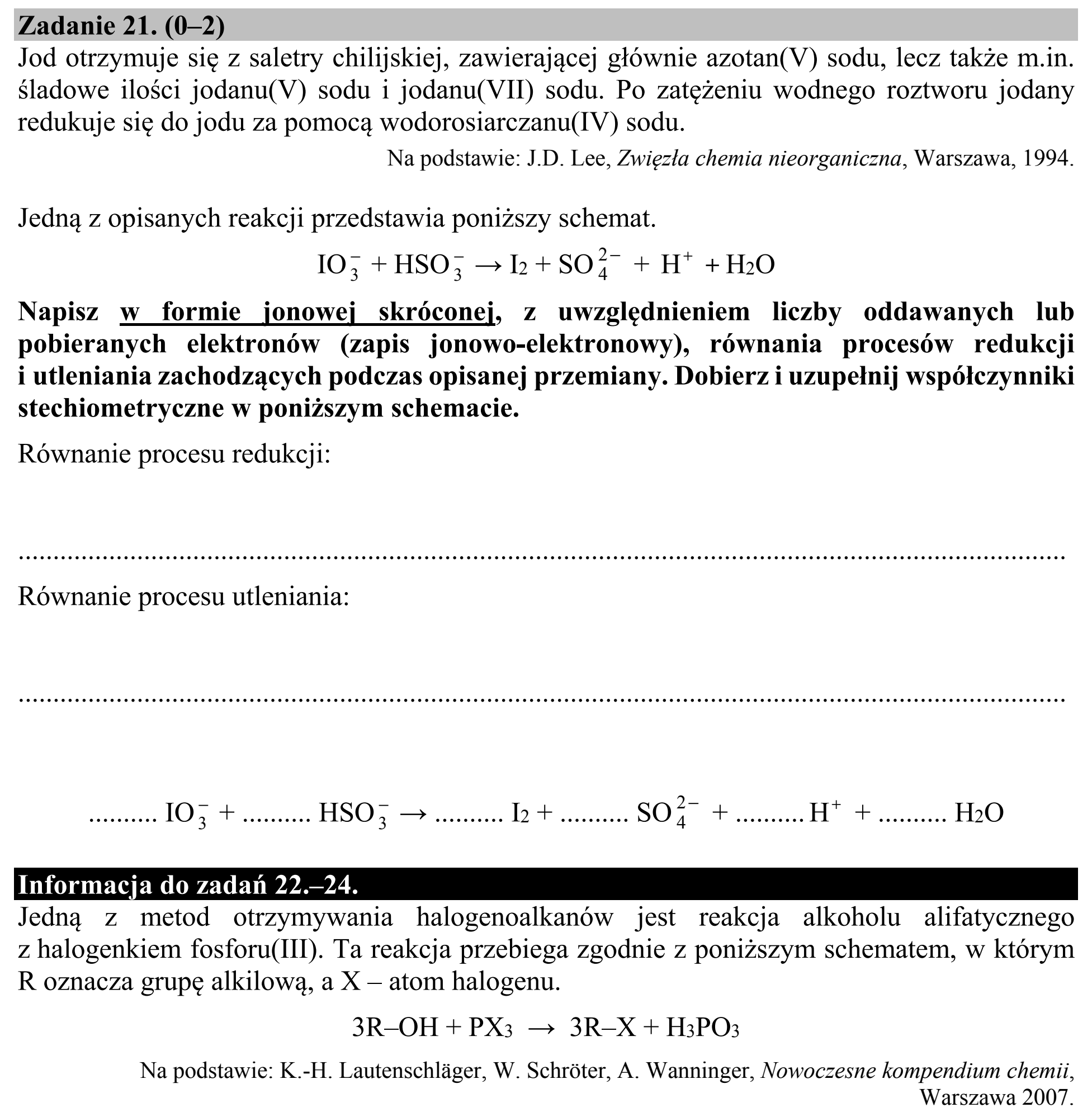 Matura, maj 2019, zadanie 21