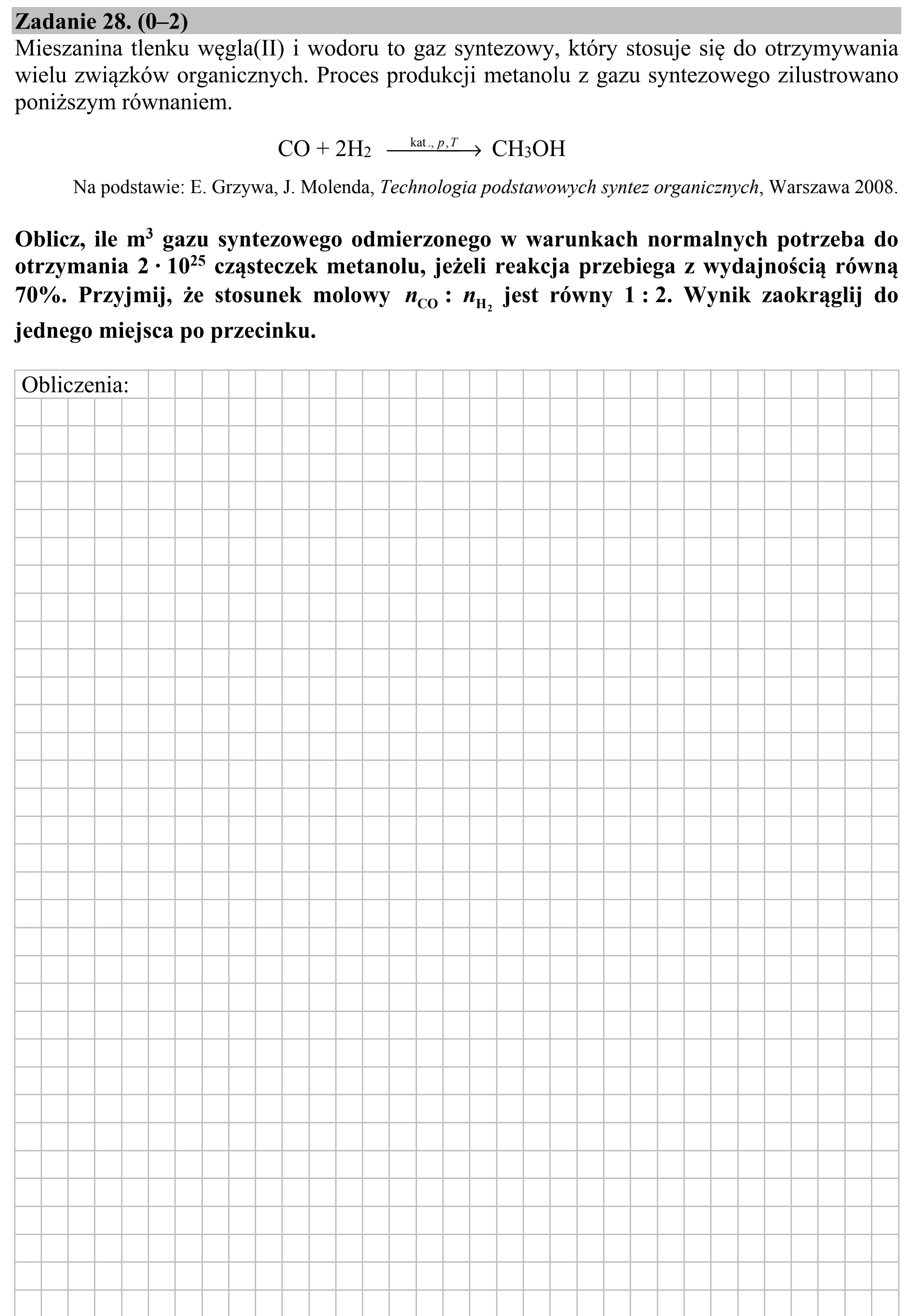 Matura, maj 2019, zadanie 28
