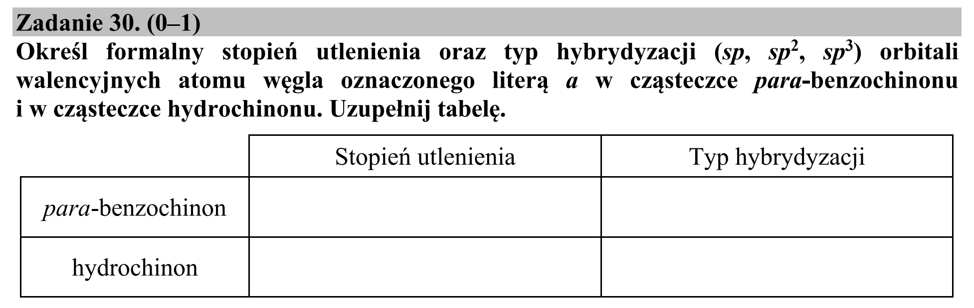 Matura, maj 2019, zadanie 30