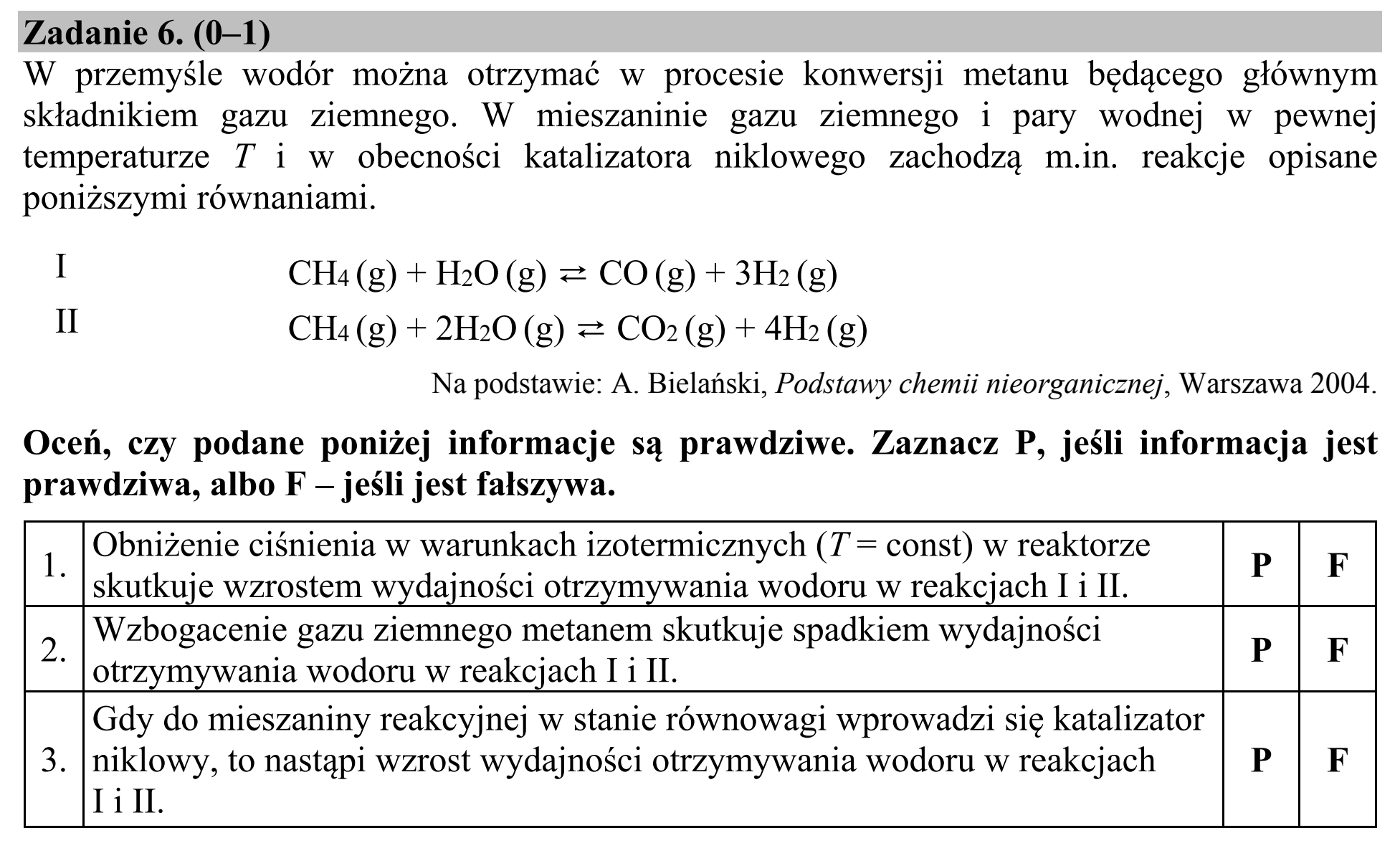 Matura, maj 2019, zadanie 6
